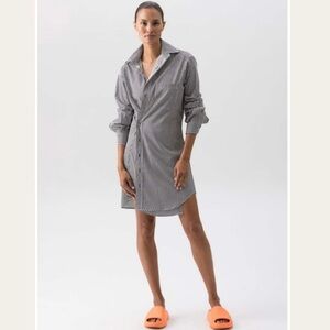 WEAR CISCO The Mini Dress Black White Polka Dot Size XS/S Shirt Dress Wrap Dress